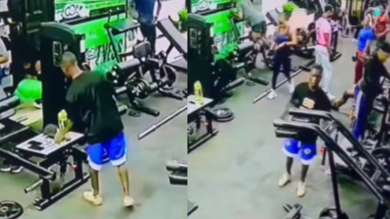 Man in the gym Man in the gym