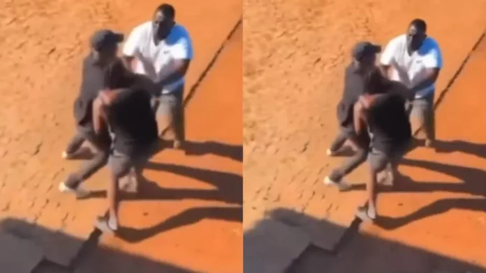 Men fighting
