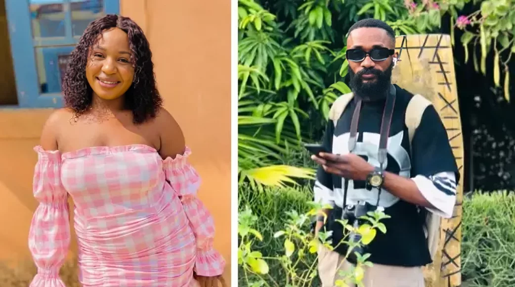 Salome Adaidu and her suspected killer Timileyin Ajayi