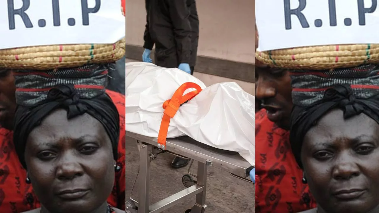 Woman Crying and body