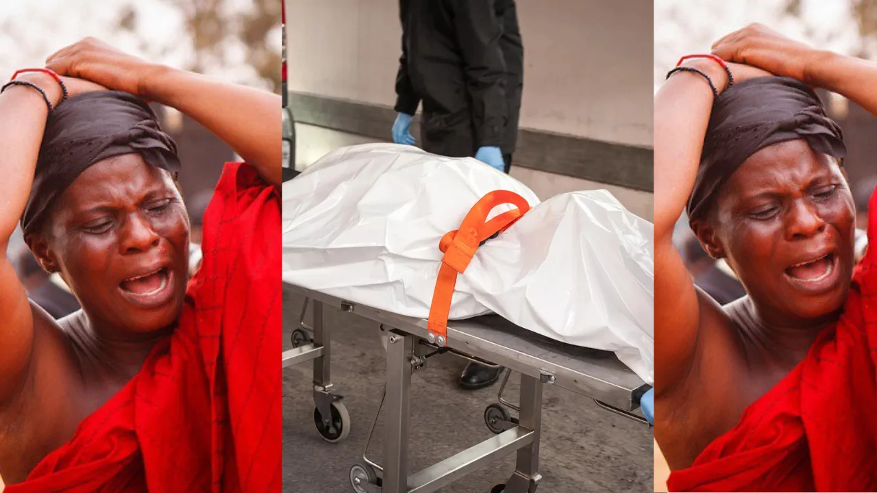 Woman crying and dead body - GhPage Woman crying and dead body