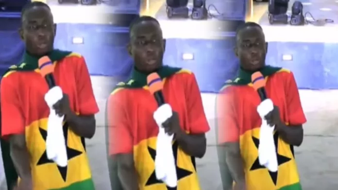 Man of God preaching in church