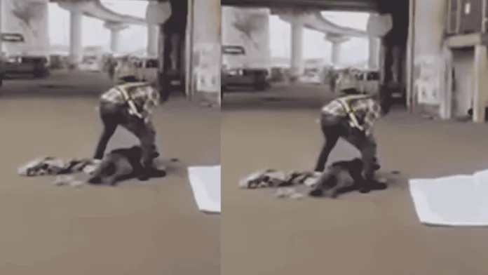 Man hit by a car