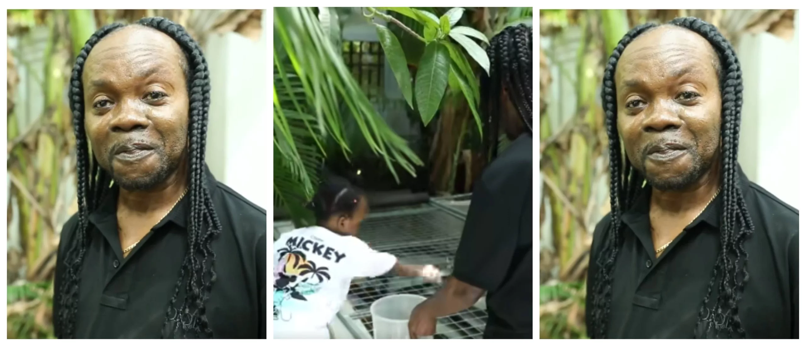 Video of Daddy Lumba playing wih his youngest son