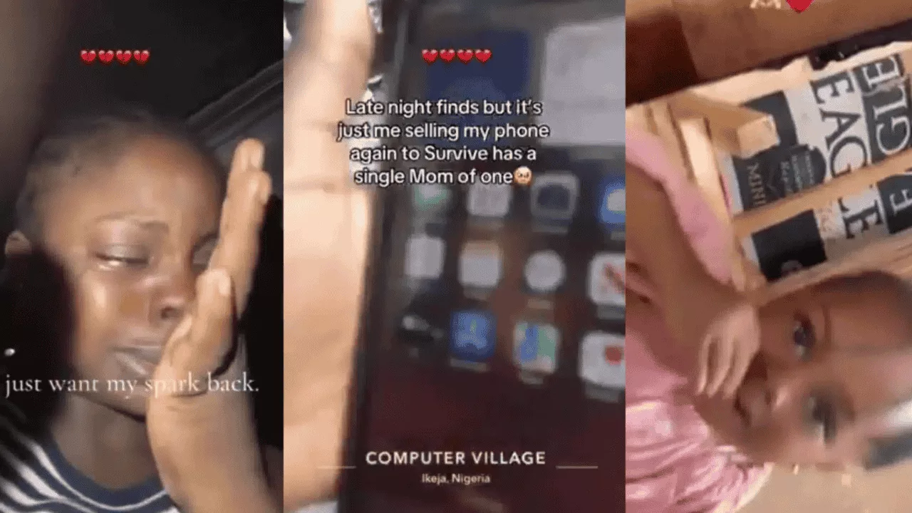 Single Mother Crying