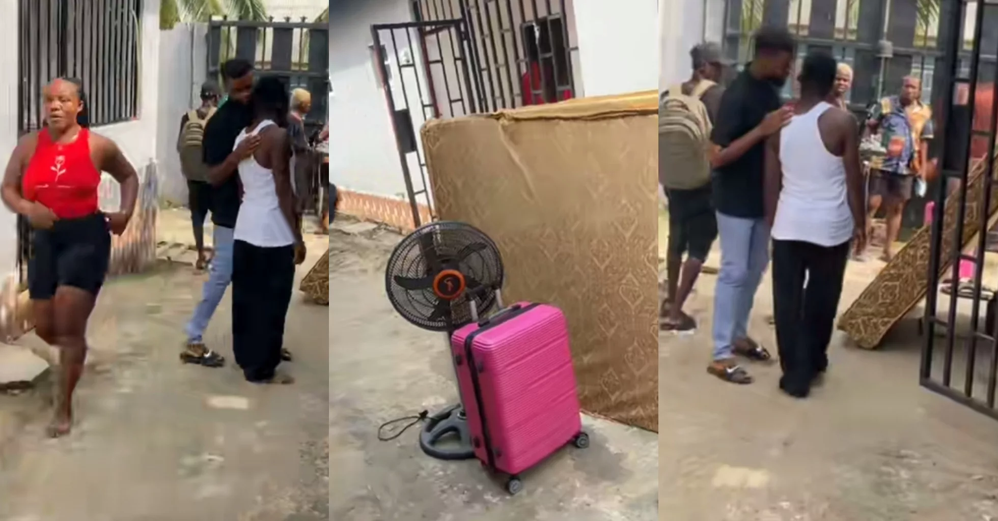 Man visits apartment he rented for his girlfriend, catches her with another man