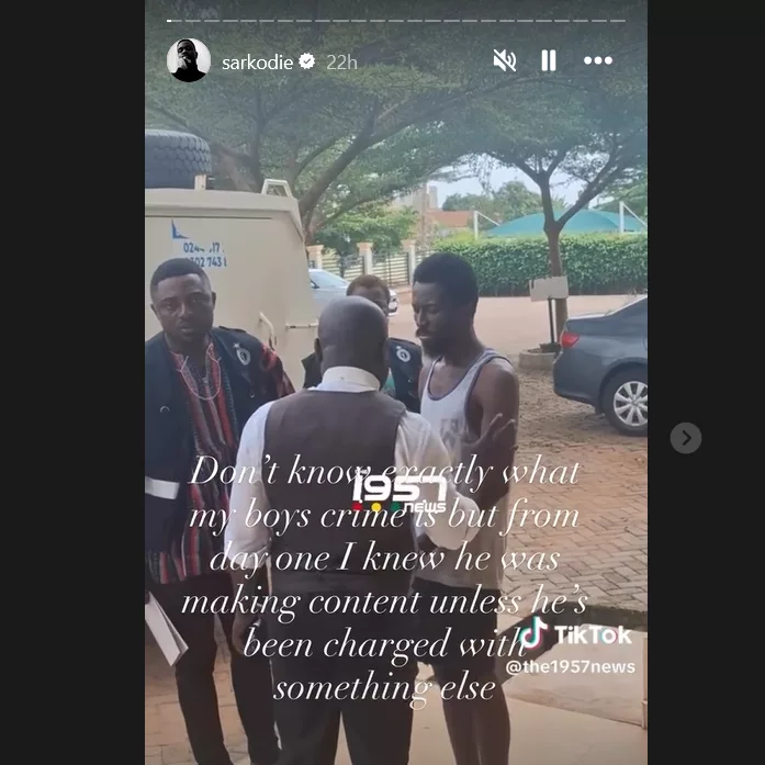 I don’t know Ebo Noah’s crime- Sarkodie