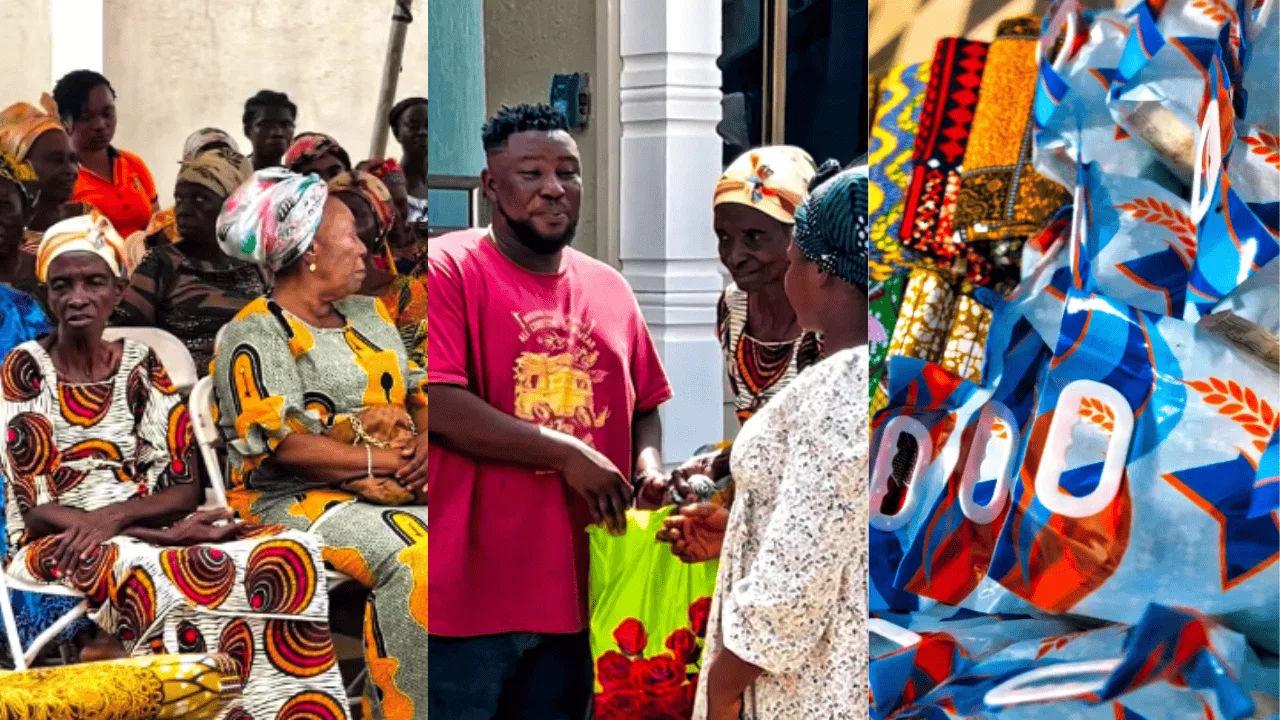 GhPage’s Rash Hour Foundation Donates To Widows At Esreso To Mark The X’mas Festivities