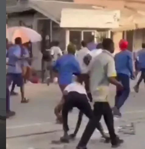 Video of Suame Technical Institute students vandalising properties at Baba Yara Stadium