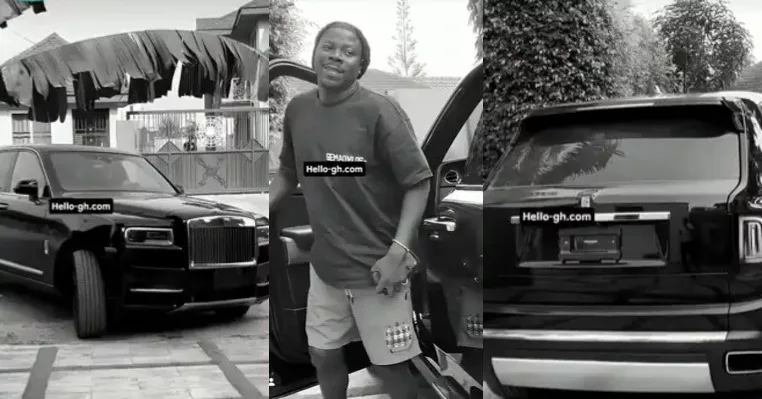 Stonebwoy reportedly acquires three mega cars in a single day