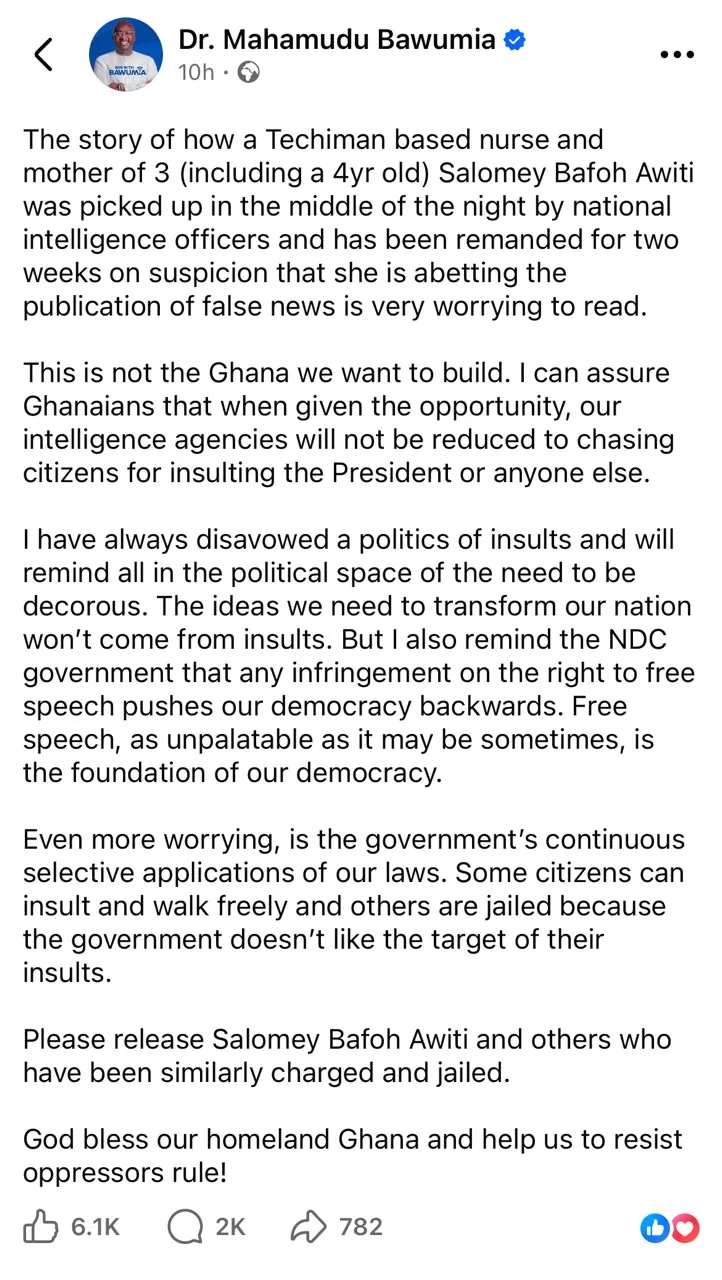 934ac51d 2746 447d 9c86 f98a5c1d7d04 When I become the president, I will not arrest citizens for insulting the president- Dr. Bawumia