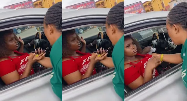 Woman catches her husband picking up his SIDE CHICK after lying to her that he was going to a meeting (VIDEO)