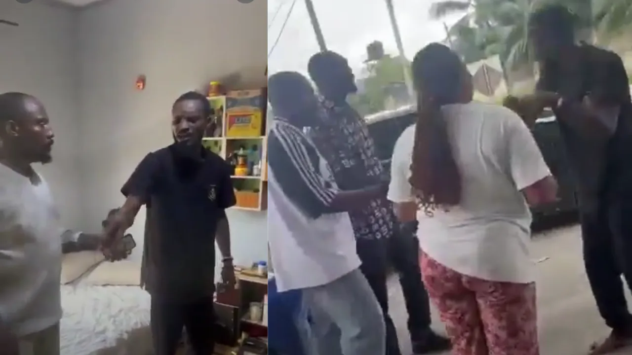 Moment husband catches his wife in the guest house with their pastor